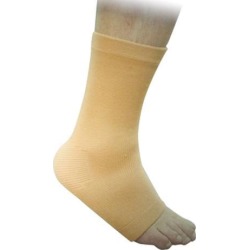Unique Bargains Elastic Ankle Support Sleeve Ankle Braces for Basketball Running Sz S