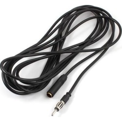 Unique Bargains Universal Auto FM/AM Antenna Aerial Trunk Mount Radio Car Antenna 5M Cable