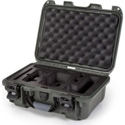 Nanuk Drone Waterproof Hard Case with Custom Foam Insert for DJI Mavic Air Fly More Combo - Olive