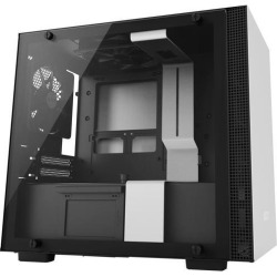 NZXT H200 - Mini-ITX PC Gaming Case - Tempered Glass Panel - All-Steel Construction - Enhanced Cable Management System - Water Cooling Ready.
