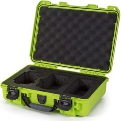 Nanuk Drone Waterproof Hard Case with Custom Foam Insert for DJI Mavic Air - Lime