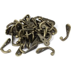 Global Bargains 50pcs Retro Home Decorative Wall Hooks for Coat Bags Hat Hanging