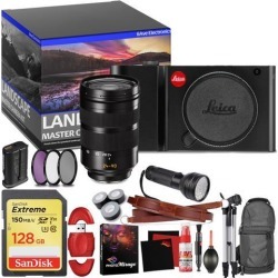 Leica TL Mirrorless Digital Camera (Black) - Master Landscape Photographer Kit - Memory Card - Accessories with Leica SL 24-90mm f/2.8-4 ASPH. Lens