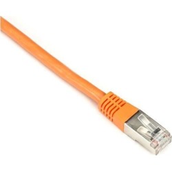 CAT6 250-MHz Shielded, Stranded Cable SSTP (PIMF), PVC, Orange, 3-ft.