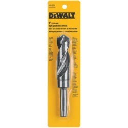 B & D DEWALT POWER TOOLS 1 1/2' Black Oxide Reduced Shank Drill Bit