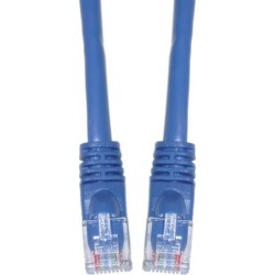 CableWholesale 10X6-06135 Cat5e Blue Ethernet Patch Cable Snagless Molded Boot 35 foot