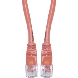 Cable Wholesale Cat 5E Ethernet Crossover Cable, Snagless / Molded Boot, 5 Foot - Orange