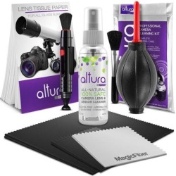 Altura Photo Camera Cleaning Kit with Lens Solution Spray, Lens Pen and Blower