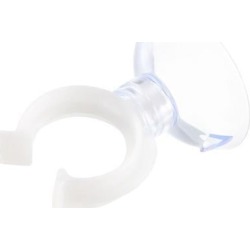 Aquarium Suction Cup Clips Airline Tube Holders Clamps for Fish Tank Clear 17mm 12Pcs