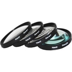 Polaroid Optics 37mm 4 Piece Close Up Camera Lens Filter Set (+1, +2, +4, +10)