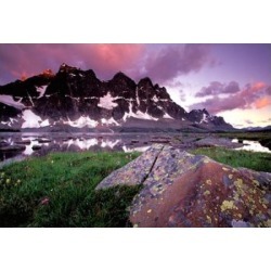 Posterazzi PDDCN01GJE0010 The Ramparts Viewed in Reflection Tanquin Valley Jasper National Park Alberta Canada Poster Print by Gavriel Jecan