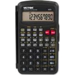 Victor Technologies 920 SCI Compact Calculator, Black