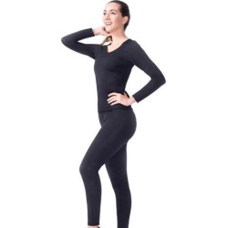 Women Slimming Suit Sweat Hot Neoprene T-shirt Body Shaper Weight Loss L