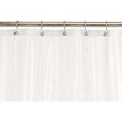 Carnation Home Fashions 10-Gauge PEVA 54 by 78-Inch Shower Curtain Liner, Sta.