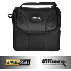 Small Black Padded Camera Camcorder Case for Canon Nikon Sony Panasonic NEW