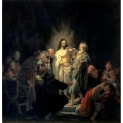 Posterazzi SAL261475 Disbelief of Apostle Thomas Rembrandt Van Rijn 1606-1669 Dutch Hermitage Museum St Petersburg Russia Print - 18 x 24 in.