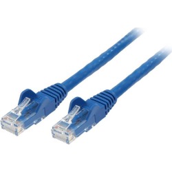 StarTech.com N6PATCH150BL Cat6 Patch Cable - 150 ft - Blue Ethernet Cable - Snagless RJ45 Cable - Ethernet Cord - Cat 6 Cable - 150ft