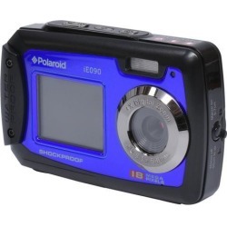 Polaroid iE090 Dual Screen Shock & Waterproof Digital Camera Blue