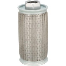 Hydraulic Filter, Suction Strainer, Oil Filter Cleaner, Cylindrical Cast Aluminum Connector End, 34' Male PT, 100 Filter Precision Rate, Nipple.