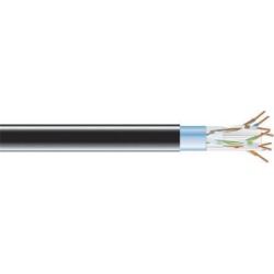 Black Box EVNSL0618A-1000 Cat6 Shielded 400-Mhz Solid Bulk Cable (