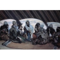 Posterazzi SAL999111 Moses & Jethro James Tissot 1836-1902 French Jewish Museum New York City Poster Print - 18 x 24 in.