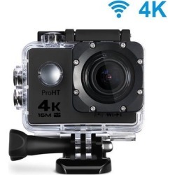 ProHT Ultra HD Action Camera, 4K, WiFi, 2.0 LTPS LCD Screen, 170 Degree Wide Angle Lens, Waterproof, Sports Camera, 86303