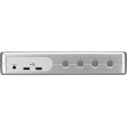 Tripp Lite B004-DUA4-K-R 4-Port Compact DVI/USB KVM Switch w/Audio and Cables