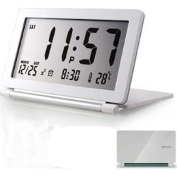 Function Digital Alarm Clock Temperature Tester Snooze LCD Display