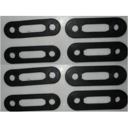 Body By Jake Replacement Band Set- 85lb Total Weight- 4 Pairs (2) 25lb Bands + (2) 10lb Bands + (2) 5lb Bands + (2) 2.5 Bands