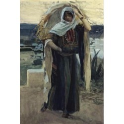 Posterazzi SAL999507 Ruth Takes Away the Barley James J. Tissot 1836-1902 French Jewish Museum New York USA Poster Print - 18 x 24 in.