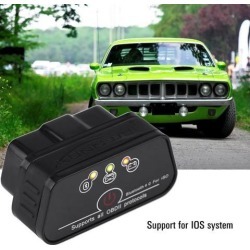 KW901 ELM327 V1.5 ODB2 OBDII Bluetooth 4.0 Car Diagnostic Code Scanner Reader Tool ELM 327 Code Reader Works for IOS/iPhone/iPad BT Adapter ELM327