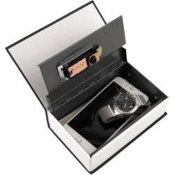 Steel Simulation Dictionary Secret Book Safe Money Box Case Money Jewelry Storage Box Security Key Lock