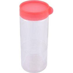 Unique Bargains Household Plastic Airtight Sealing Jar Food Storage Container Red 900ml