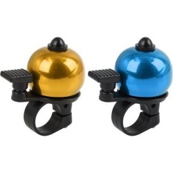 Bicycle Bell Cycling Horn Mountain Bike Alarm Gold Tone Blue for 7/8' Handlebar 2pcs