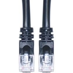 Offex Cat5e Ethernet Patch Cable, Snagless/Molded Boot, 25 foot - Black