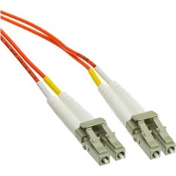 Plenum Fiber Optic Cable, LC / LC, Multimode, Duplex, 62.5/125, 3 meter (10 foot)
