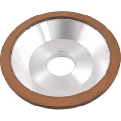 125mm x 32mm Flaring Cup Resin Bond Diamond Grinding Wheel 180 Grit