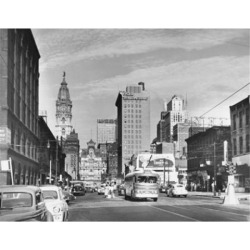 Posterazzi SAL25546100 Market Street Philadelphia Pennsylvania USA Poster Print - 18 x 24 in.