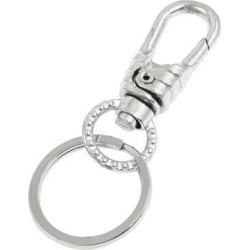 Lobster Clasp Clip Split Ring Key Chain Keyring 3' Length