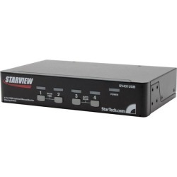 StarTech.com SV431USB 4 Port Professional VGA USB KVM Switch with Hub