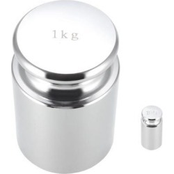 Gram Calibration Weight Set 10g 1000g M1 Precision Chrome Plated Steel for Digital Balance Scales