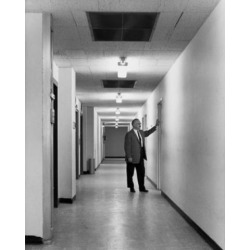 Posterazzi SAL25548184 Mature Businessman Standing in Corridor Poster Print - 18 x 24 in.