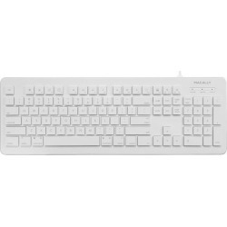 macally MKEYX White Wired Keyboards