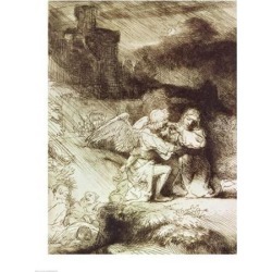 Posterazzi BALBAL72645LARGE The Agony in The Garden Poster Print by Rembrandt Van Rijn - 24 x 36 in. - Large