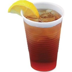 Boardwalk TRANSCUP5PK Translucent Plastic Hot/Cold Cups, 5oz, 100/Pack