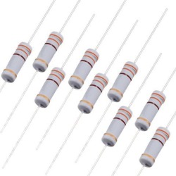 1W 330 Ohm Carbon Film Resistor 5% Tolerance 4 Color Bands Fixed Resistor 200Pcs