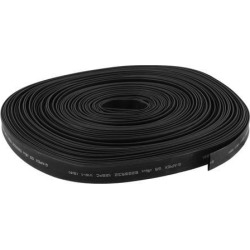 Unique Bargains 30m 8mm Dia Insulated PE Heat Shrink Tubing 2:1 Shrinkage Ratio Waterproof Black