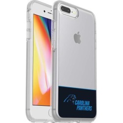 OtterBox NFL Symmetry Series Case for iPhone 8 Plus & 7 Plus (ONLY) - Retail Packaging - Panthers