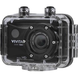Vivitar DVR786HD 1080p HD Waterproof Action Video Camera Camcorder (Black) with Remote, Helmet & Bike Mounts