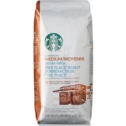 Starbucks Coffee Ground Pike Place Decaf 1lb Bag 11029358